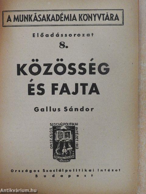 Közösség és fajta