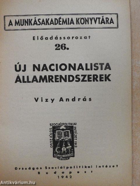 Új nacionalista államrendszerek