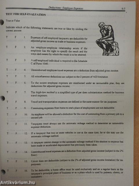 Study Guide to Accompany West's Federal Taxation: Individual Income Taxes