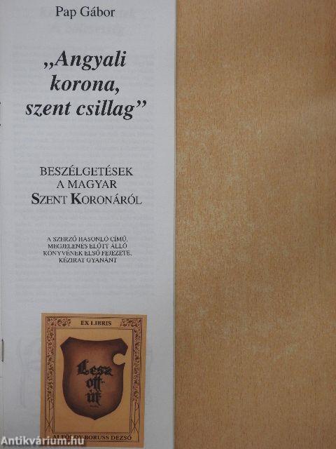 "Angyali korona, szent csillag"