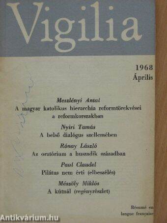 Vigilia 1968. április