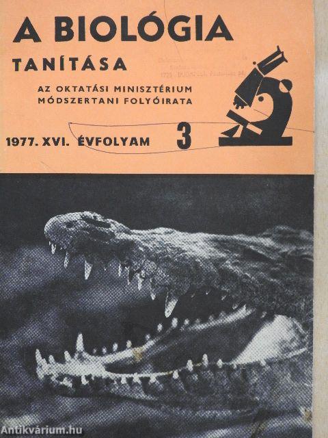 A Biológia Tanítása 1977/3.