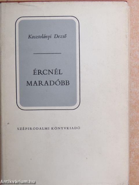 Ércnél maradóbb