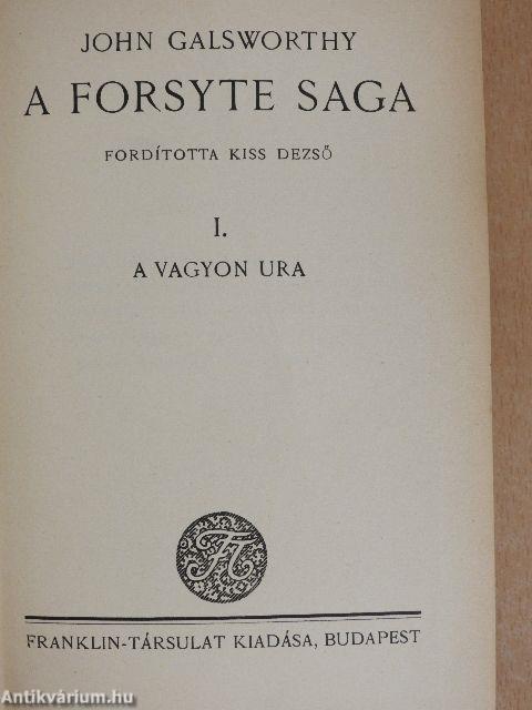 A Forsyte Saga I-III.