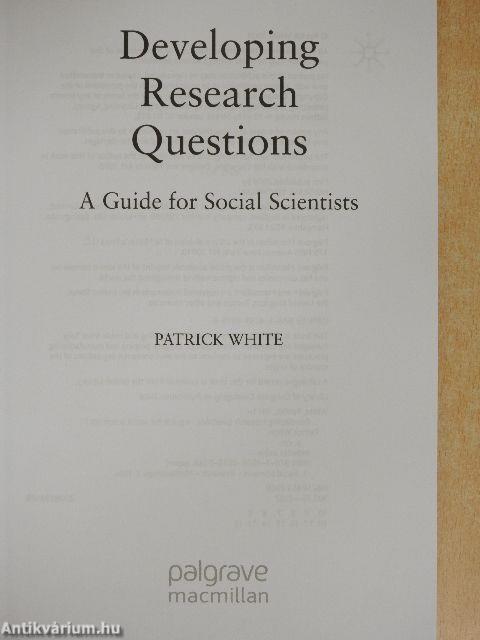 Developing Research Questions