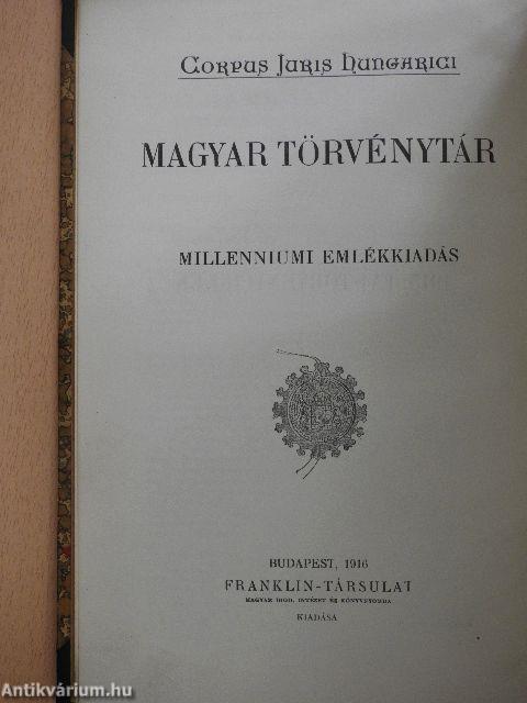 1915. évi törvénycikkek