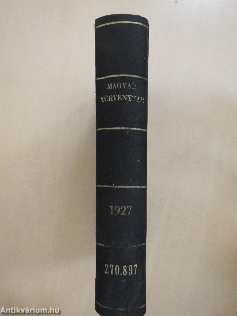 1927. évi törvénycikkek/Pótlások az 1715-1926. évi törvényekhez