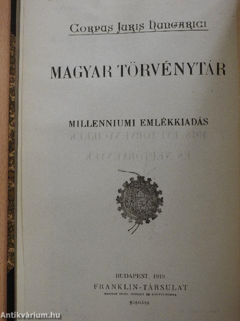 1918. évi törvénycikkek és néptörvények/Pótlások az 1836-1918. évi törvényekhez