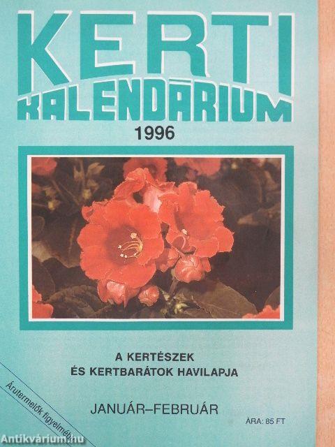 Kerti Kalendárium 1996. január-december