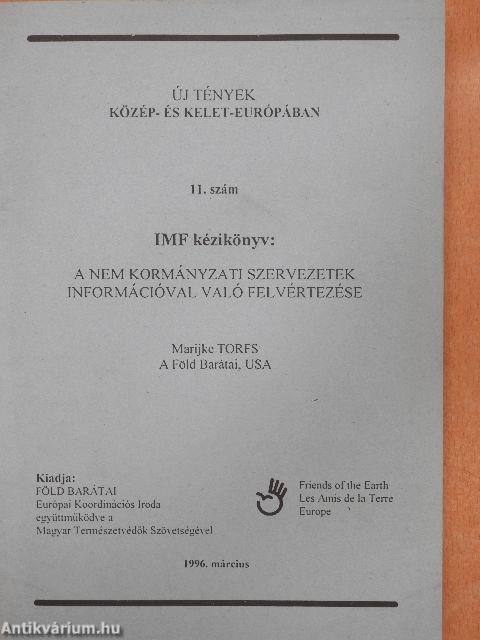 IMF kézikönyv: A nem kormányzati szervezetek információval való felvértezése