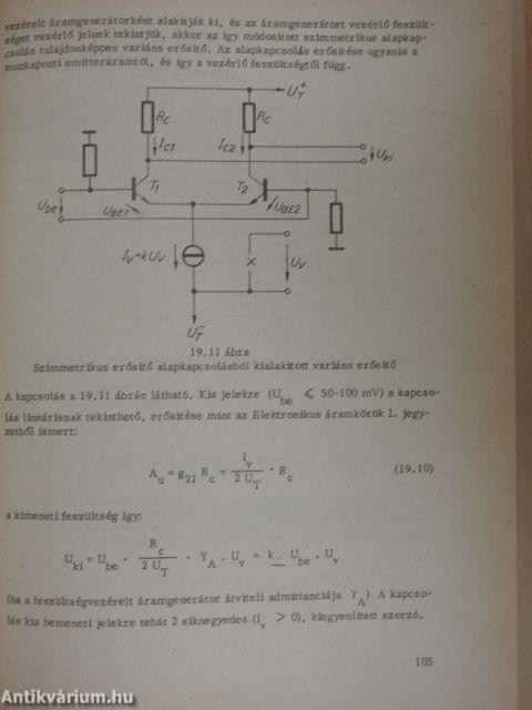Elektronikus áramkörök II.