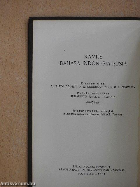 Kamus Bahasa Indonesia-Rusia