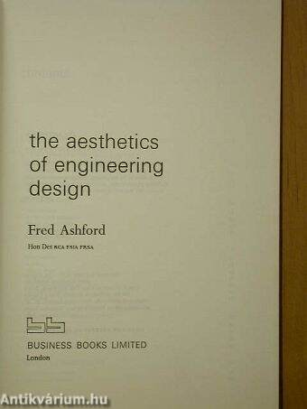 The aesthetics of engineering design