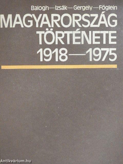 Magyarország története 1918-1975