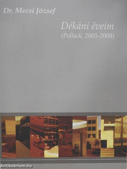 Dékáni éveim