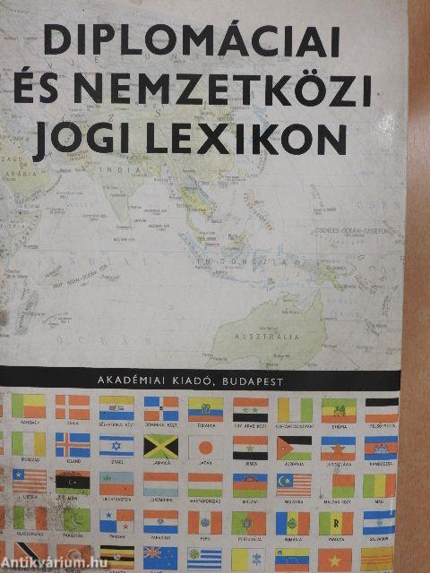 Diplomáciai és nemzetközi jogi lexikon