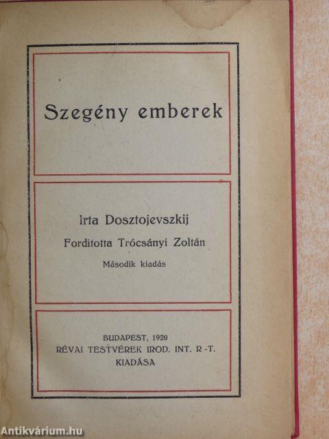 Szegény emberek