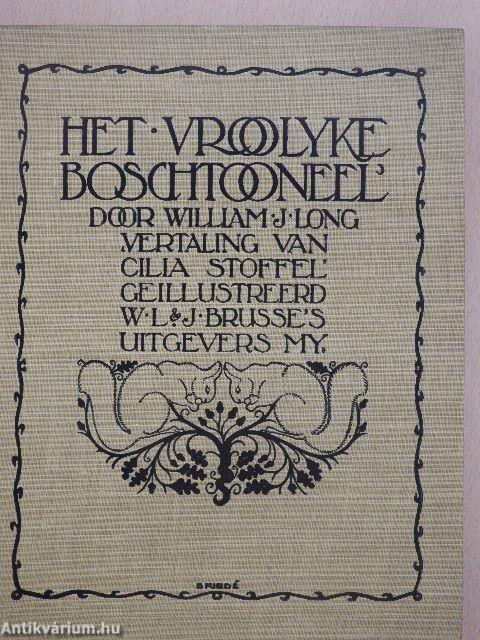 Het vroolijke boschtooneel