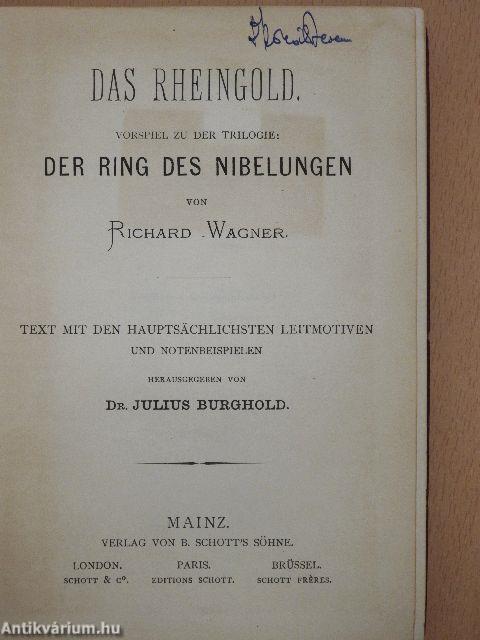 Der Ring des Nibelungen I-IV.