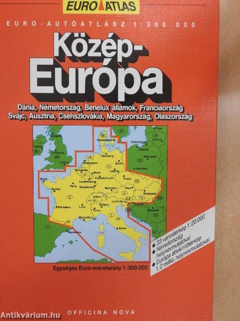 Közép-Európa autóatlasz