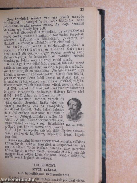 Kis magyar stilisztika/Kis magyar retorika/Kis magyar poétika/A magyar irodalom története főbb vonásokban/A magyar művelődés története/A magyar képzőművészet története