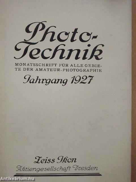 Photo-Technik 1927. januar-dezember