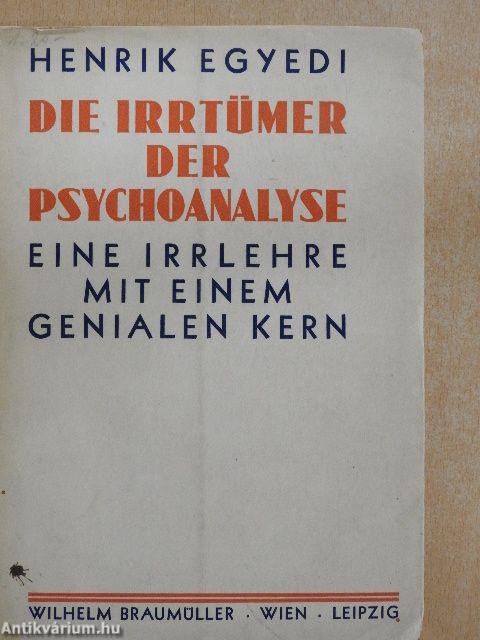 Die Irrtümer der Psychoanalyse