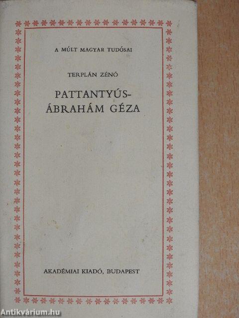 Pattantyús-Ábrahám Géza