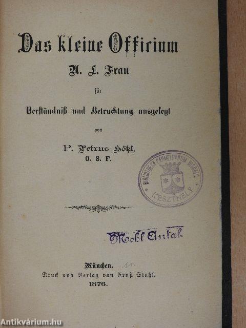 Das kleine Officium (gótbetűs)