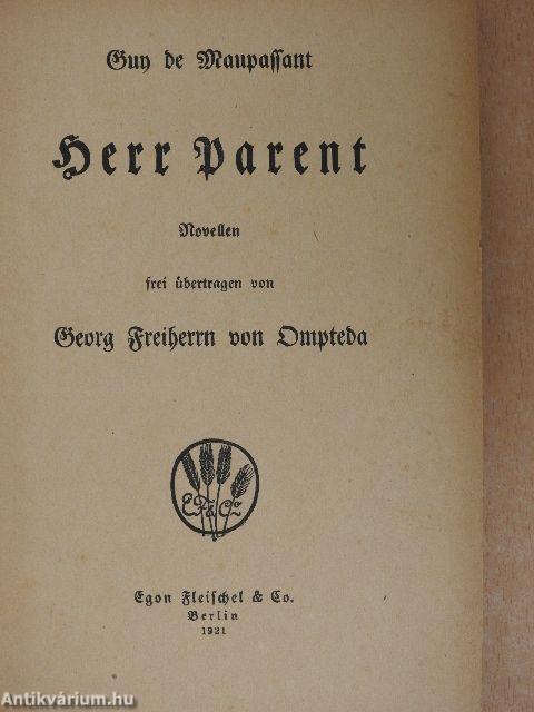 Herr Parent (gótbetűs)