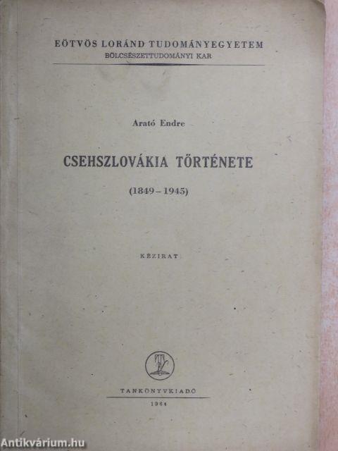 Csehszlovákia története