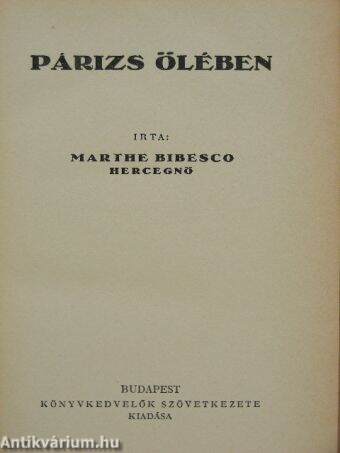 Párizs ölében