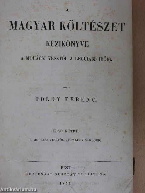 A magyar költészet kézikönyve I. (töredék)