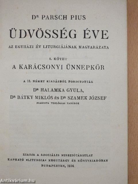 Üdvösség éve I-III.