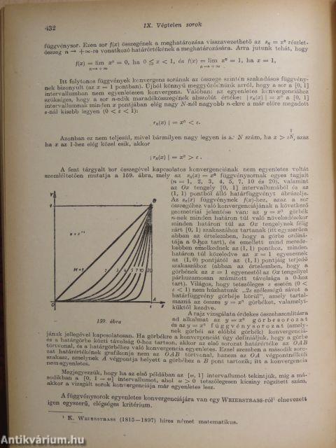 Matematikai analízis I.