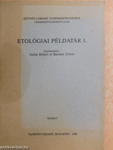 Etológiai példatár I.