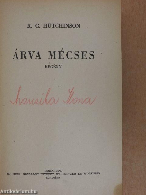 Árva mécses