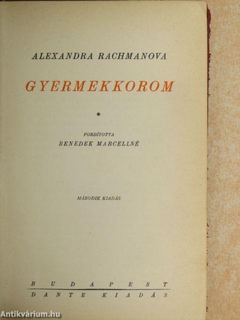 Gyermekkorom