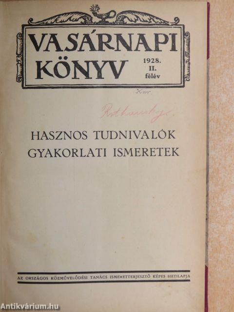 Vasárnapi Könyv 1928. (nem teljes évfolyam)