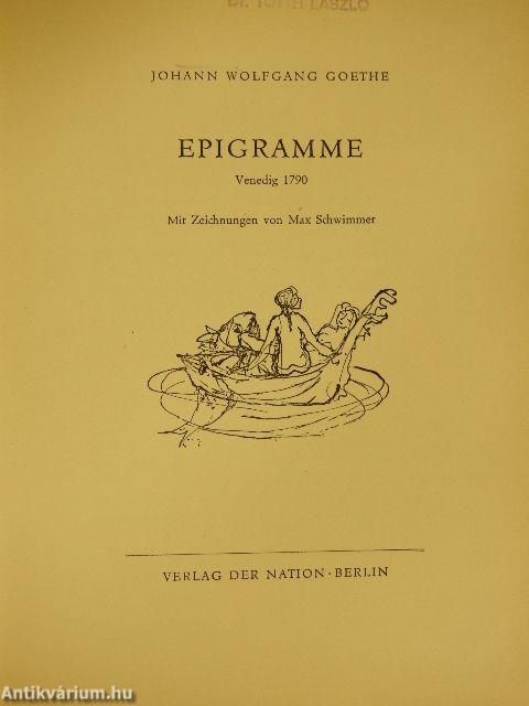 Venezianische epigramme