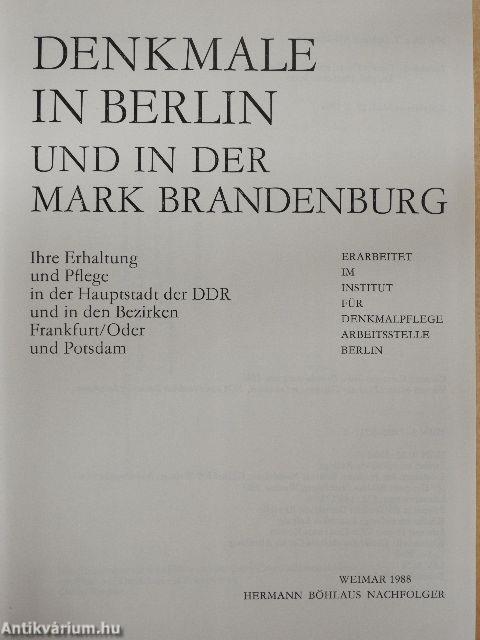 Denkmale in Berlin und in der Mark Brandenburg