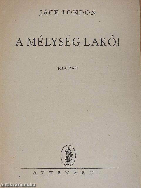 A mélység lakói