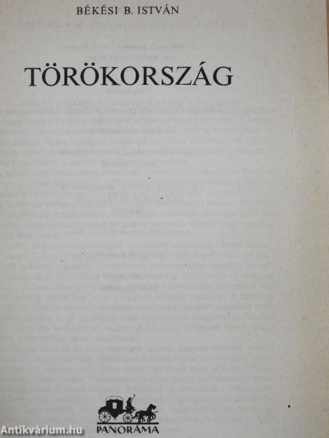 Törökország (dedikált példány)