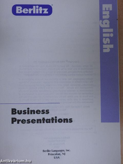 Business Presentations