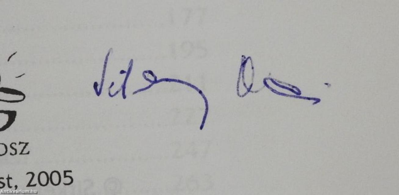 Örvényben (dedikált példány)