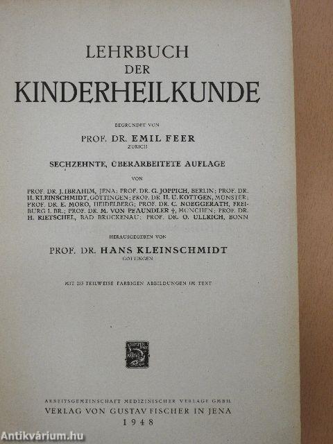 Lehrbuch der Kinderheilkunde