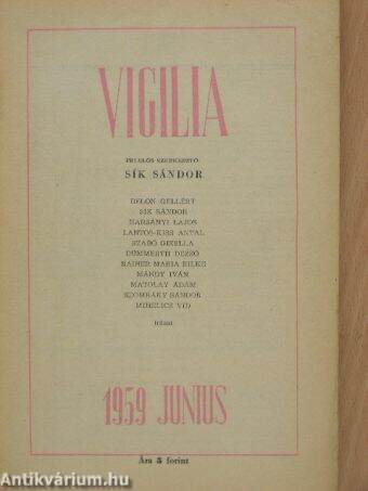 Vigilia 1959. június