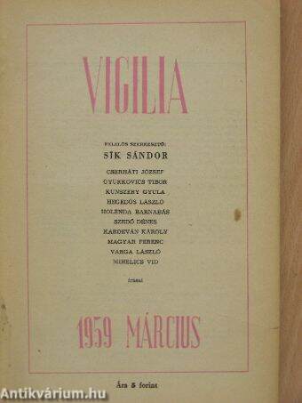 Vigilia 1959. március