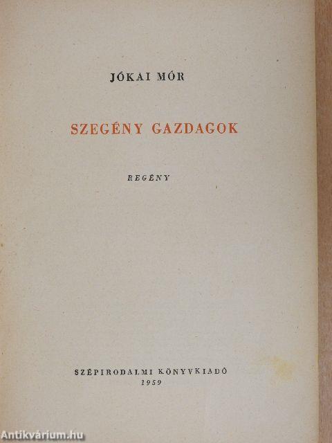 Szegény gazdagok