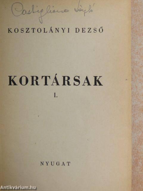 Kortársak I. (töredék)(Dr. Castiglione László könyvtárából)